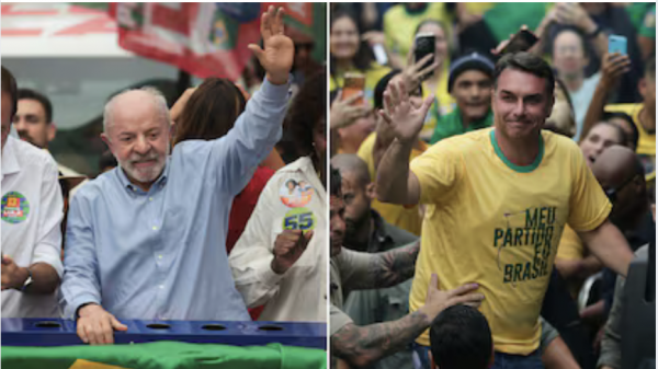 Elección presidencial en Brasil:Lula y Bolsonaro se baten en un duelo muy cerrado